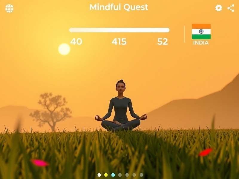 Mindful Quest user demographic statistics in India