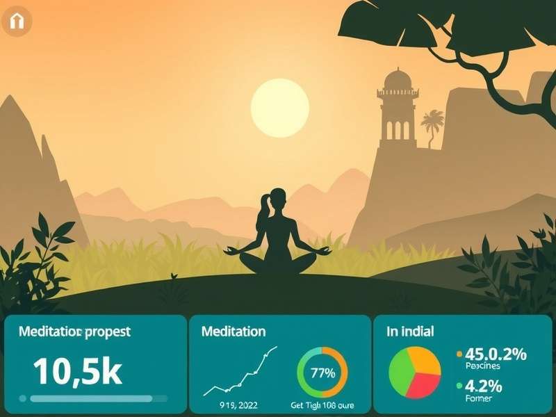 Mindful Quest user interface showing meditation progress